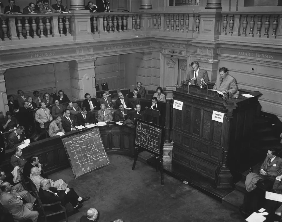 1958 Amsterdam kongresinin açılış oturumu