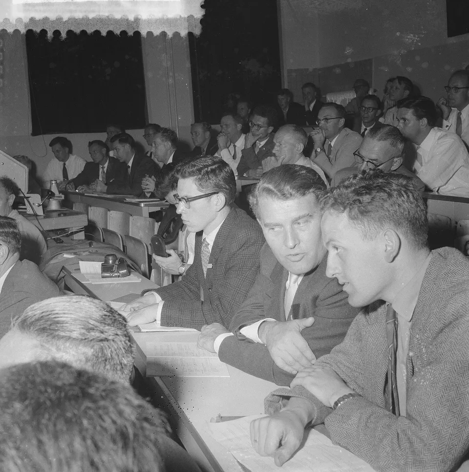 Wernher von Braun, 1958 Amsterdam kongresinde