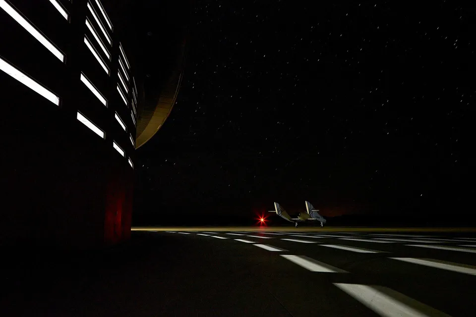 Spaceport America'daki terminal binası